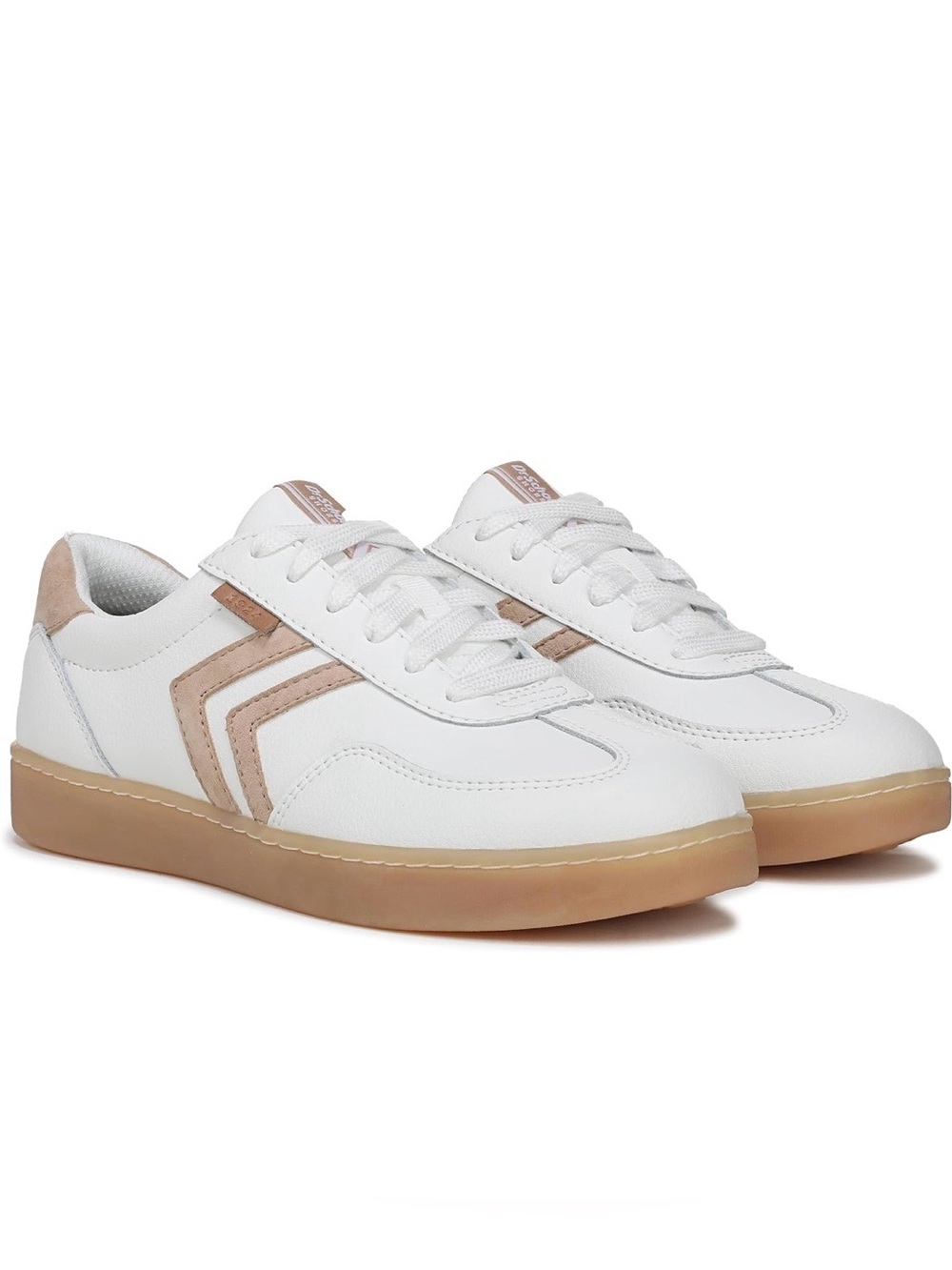 Dr. Scholls Rebel Sport White Leather Sneaker